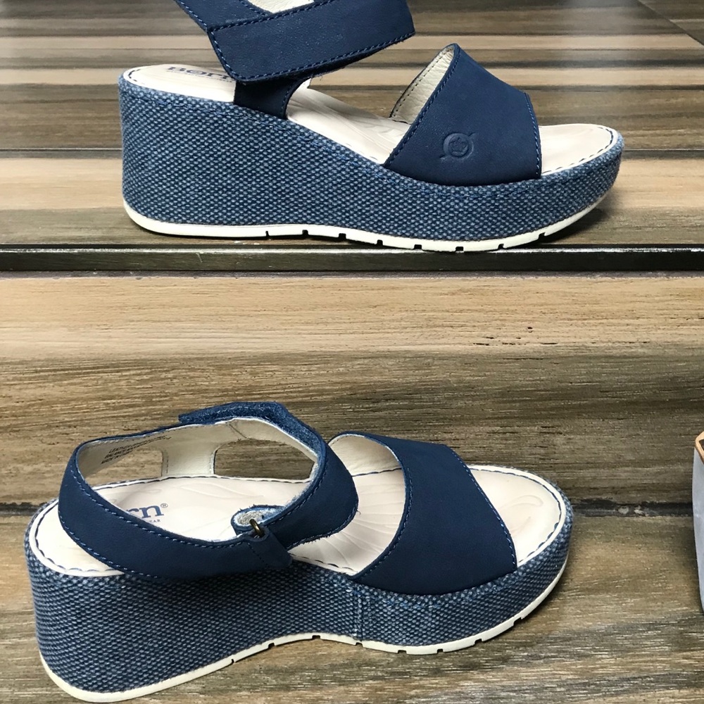 🎁Born Platform Ankle Strap Sandal